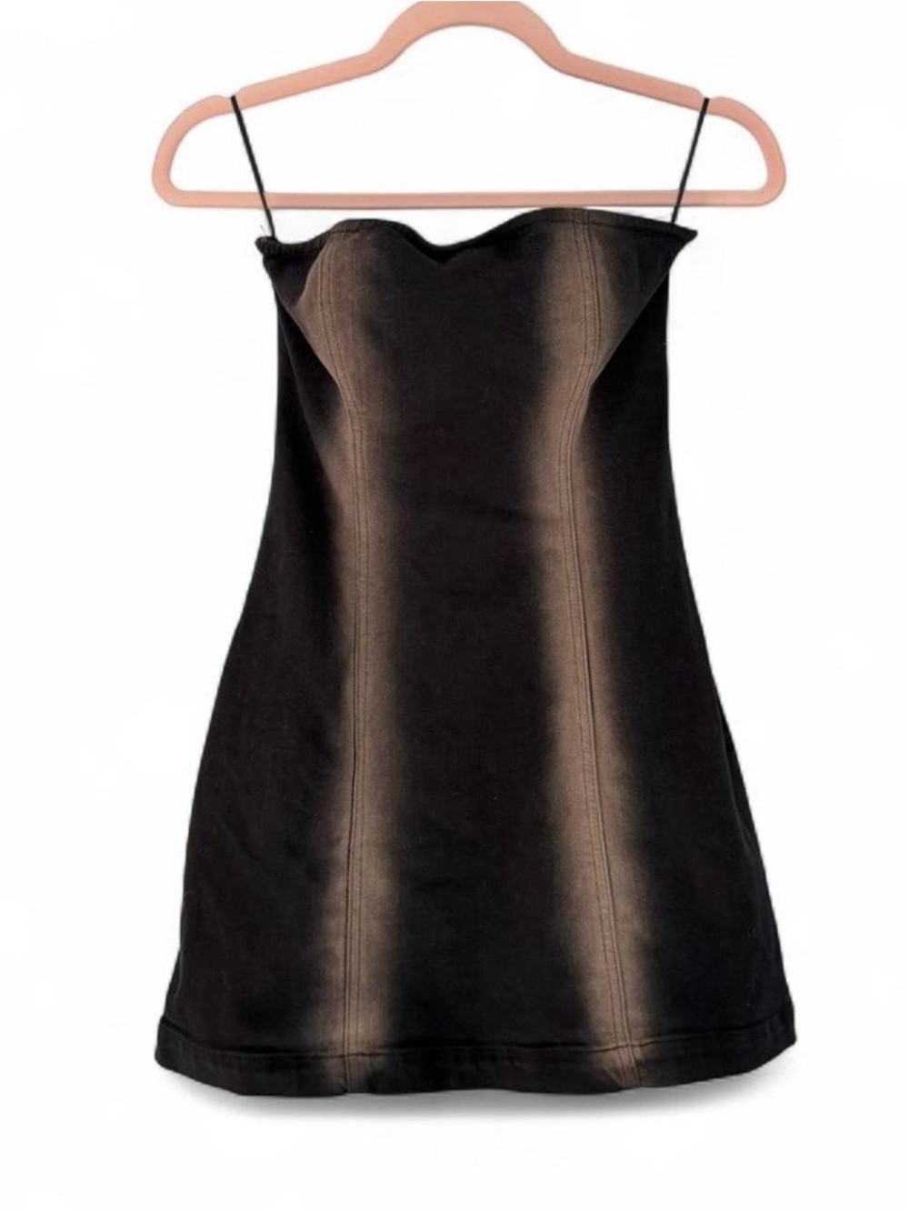 Princess Polly Black Mini Dress with Brown Fade